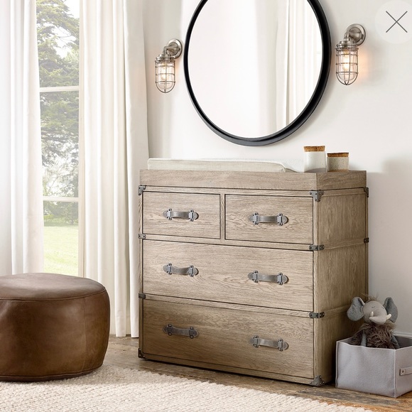 Restoration hardware WASHED ORGANIC LINEN CHANGING PAD COVER - Picture 3 of 7